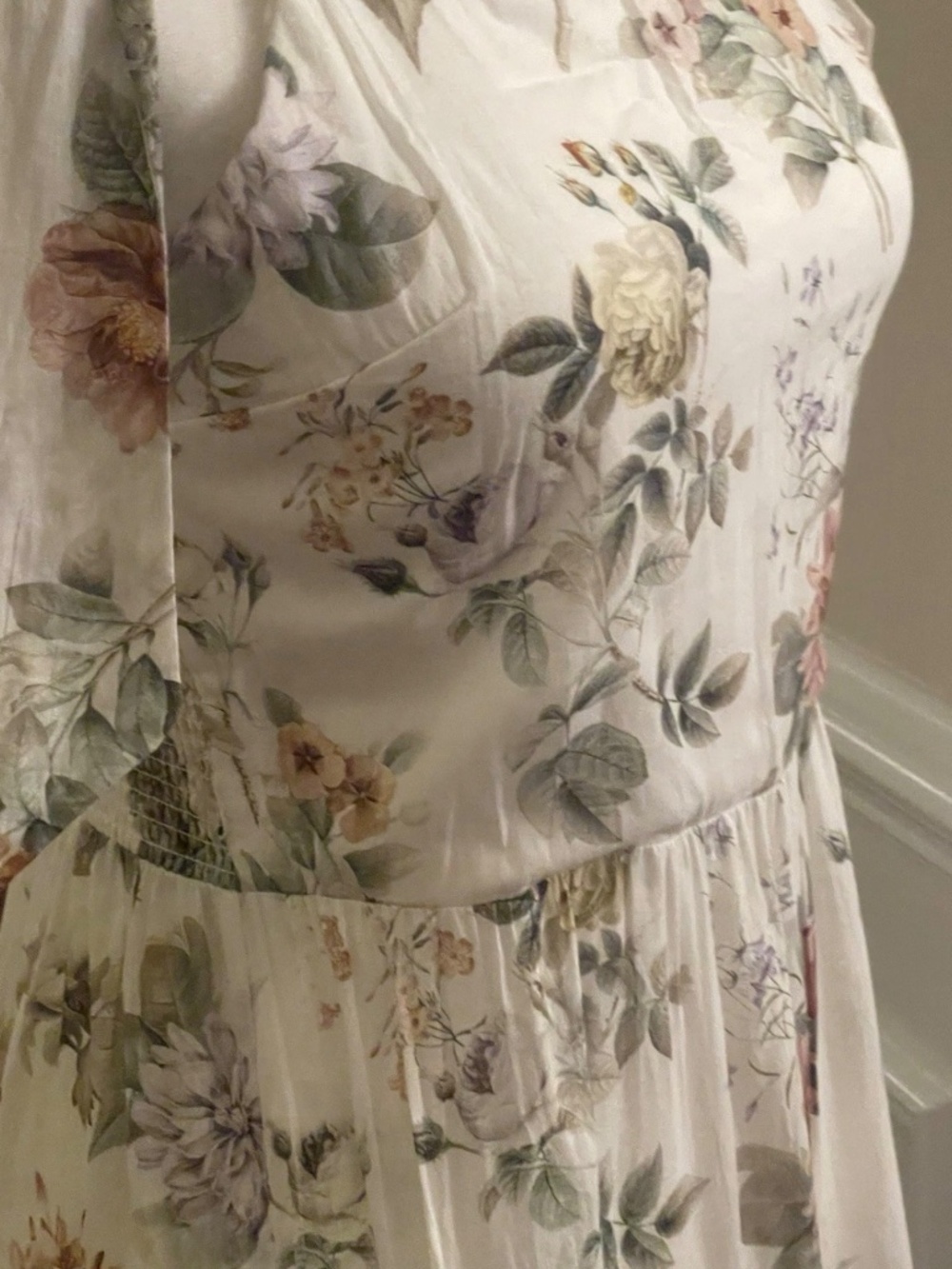 Alice + Olivia Monnie Maxi Dress Floral Sweet Nothings Fairytale Easy Luxury 6 - Picture 12 of 16